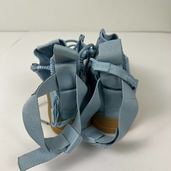 Nike SF Air Force 1 Mid GS “Ocean Bliss” Blue Leather Canvas Sz 4Y - Picture 5 of 8